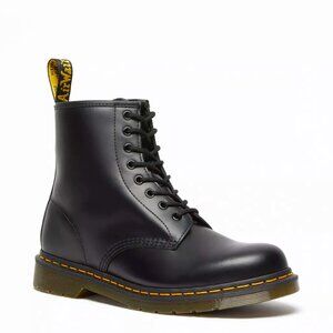 Doc Martens 1460 Smooth Leather Lace Up Boots - Black